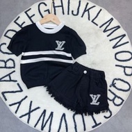LV 兒童套裝 短袖上衣短褲