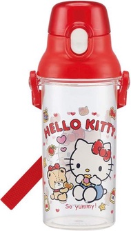 Skater - Hello Kitty 水壼瓶 兒童水樽 480ml 0.48L 直飲戶外旅行超輕一按式直飲兒童水樽水瓶水壺 平行進口 -with name sticker 附有名字貼紙