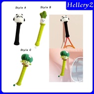 [Hellery2] Badminton Racket Racket Handle Grip Cover Stuffed Doll Badminton Accessories