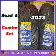 Combo Set Michelin road 6 120/70ZR17+180/55ZR17 stock 2023 180 55 17 120 70 17 bunga touring tayar tyre tires taya road6