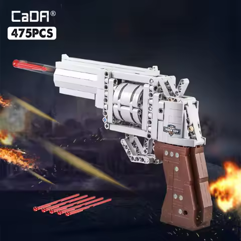 Cada SWAT Military WW2 Revolver Building Blocks Compatible City Police For Pistol GUN Blocks Toys fo