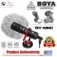 BOYA BY-MM1 Mini Cardioid Condenser Microphone 3.5MM Plug for DSLR, Mirrorless Camera, Smartphone