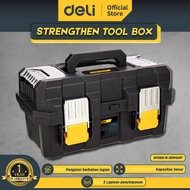 Deli Tool Box / Kotak Box Perkakas Besar Kokoh Multifungsi DL432519