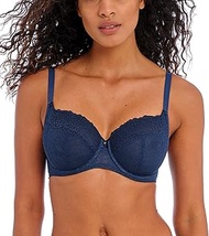 Women's Catwalk Underwire Side Support Bra, Midnight, 28F