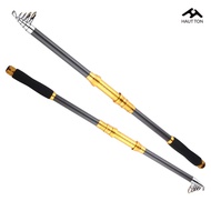 HautTon Golden Armor Portable Travel Carbon fiber ultra-light telescopic rod Fishing Rod