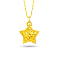 SK Jewellery Shining Star 999 Pure Gold Pendant