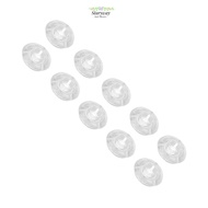 STARYSWAY 10Pcs ​Guitar Pedal Cap​, Transparent​ ​Mushroom Style​ ​Footswitch Topper, Foot Nail Cap​