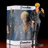 27cm อะนิเมะหนึ่งชิ้น vinsmoke Sanji สูบบุหรี่ grandista PVC หุ่นโมเดลตุ๊กตาของเล่น kado ulang tahun คริสต์มาสเด็ก