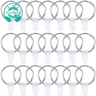 100 Sets Keychain Rings for Crafts Metal Keychain Connector Blanks Key Rings