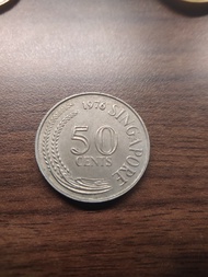 KOIN 50 CENT SINGAPORE 1976