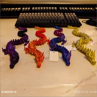 3D Mainan Viral Dragon Naga Mainan Budak Lelaki MurahHiasan Dekorasi Aquarium Naga Figura Dragon Toy
