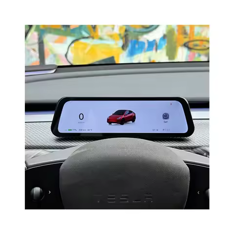 Model Y Hud for Te sla Model 3 Highland Instrument Cluser with Front Display Carplay Speedometer Hea