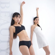 Bra Top涼感細肩無鋼圈內衣-黑色