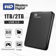 【Ready Stock】External hard disk1TB 2TB Mobile Hard Disk USB 3.0 Portable External Hard Drive HDD 2.5
