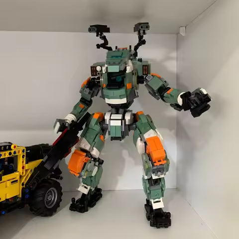 Buildmoc Ideas Expert Titanfalls 2 BT-7274 Vanguard-class Titan Robots Meche Figures Building Blocks
