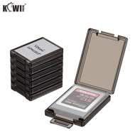 Kiwifotos 6Pcs Memory Card Case Holder for CFexpress Type-B XQD Transparent Card Protector