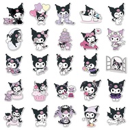 100 Sheets Cute Little Devil Kuromi Stickers Cartoon Animation Personalized Decorative Tablet Handbo