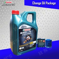 Castrol MAGNATEC STOP-START SAE 5W-30 Fully Synthetic Oil Change Package for Honda Civic / City / Ja