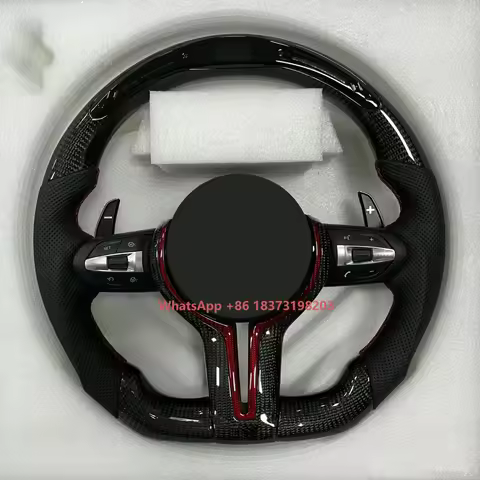 For BMW E70 X5 E71 X6 E90 E91 E92 E93 E89 Z4 E81 E82 E87 E88 Leather LED Carbon Fiber M Sport Upgrad