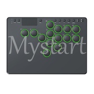 14 Keys Leverless Controller Arcade Stick with RGB Leverless Arcade Stick for Switch/Ps 4/PC Gaming