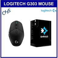 Logitech G303 Shroud Edition Wireless Gaming Mouse -  HERO 25K SENSOR - LIGHTSPEED Wireless with 2 y