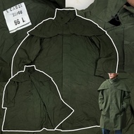 เสื้อปันโจ ผ้าแคนวาส Vintage 1960s French Army Green Canvas Frock Coat มี 1ชิ้น สภาพตามรูป