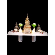 T Thailand Wall-Mounted Shelf God Statue White Shelf Worship Table God Worship Table God Table God T