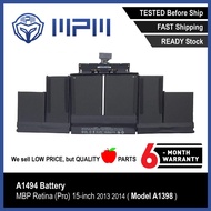 ORIGINAL A1494 Battery MBP Retina Pro 15-inch A1398 Late 2013 Mid 2014
