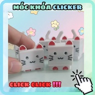 Clicker Keychain - Cat changes expressions - Click Keychain