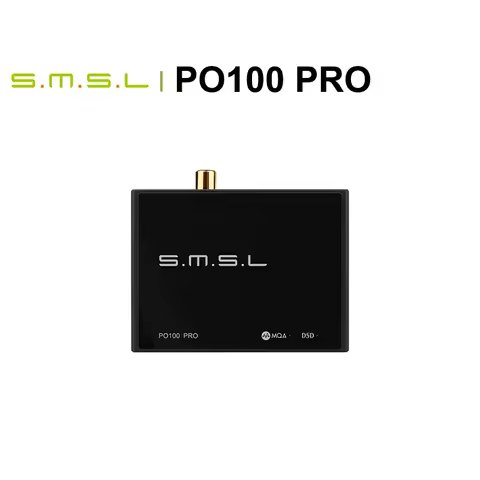 SMSL PO100 PRO USB Digital Interface MQA Decoding XOMS XU316 DSD64 Optical Coaxial DSD512 I2S output