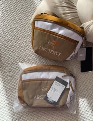 日本優惠預訂 Arcteryx  x beams 刺繡logo 拼色斜咩袋 mantis nagomi