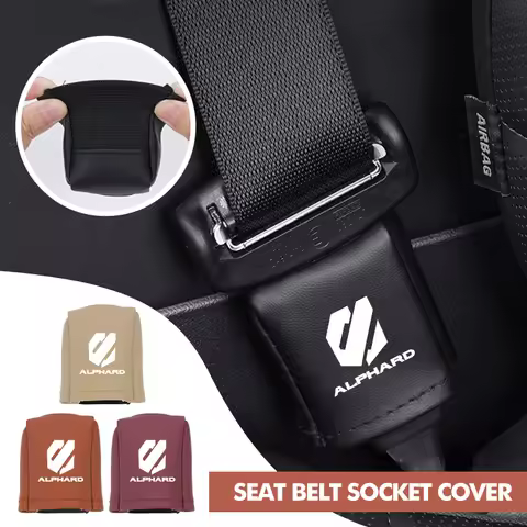 Car Seat Belt Buckle Anchor Socket Anti-collision Protection For Toyota Alphard Vellfire 20 AH20 201