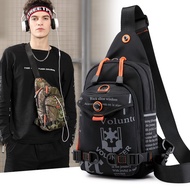 chest bag for men crossbody bag for men Men's Trendy Casual Nylon Crossbody Bag
