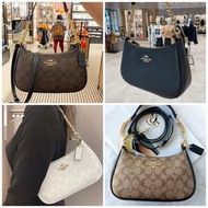 Coach TERI SHOULDER BAG IN SIGNATURE CANVAS CA548 BAG HANDBAG CROSSBODY 麻將腋下袋