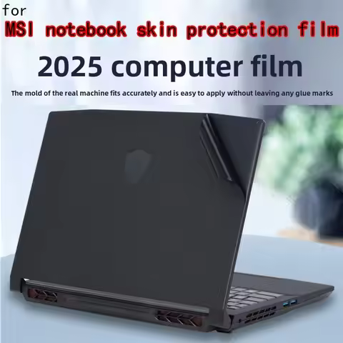 For MSI Titan 18/Stealth A18 Laptop Skin Solid Color Film Vector 17/16 Protective Film Crosshair 16/