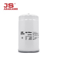 JS Oil Filter C516J for Isuzu 6HE1/6HH1 with Drain Nut (Vic C-603)