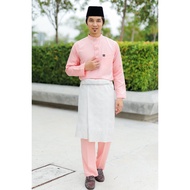 [NEW] BAJU MELAYU | BAJU MELAYU PESAK | BAJU MELAYU CEKAK MUSANG (PEACH)