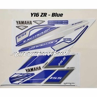Y16 Y16ZR Exciter GP 155 VVA 2015 ( 6 ) Body Cover Set Stripe Sticker - BLUE