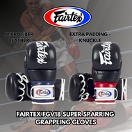 Fairtex FGV18 MMA Super Sparring Grappling Gloves Boxing Thick Padding Grappling MMA Glove