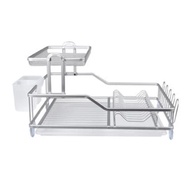 ALUMINIUM DISH RACK 2TIER TRAY SAKURA 35X55X28CM
