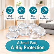 Door Stopper Silicone Wall Protector Shock Absorbent Slam Door Bumper Wall Shield Door Handle Silenc