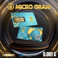 Emas Micro Gram 0.001gram Mini Gold Logam Mulia 24 Karat Kasep