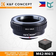 K&F Concept M42 Lenses to M43 MFT Mount Camera Adapter M42-M43
