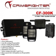 CRIMEFIGHTER CF300K 1 Way Passive Keyless Entry CAR ALARM SYSTEM