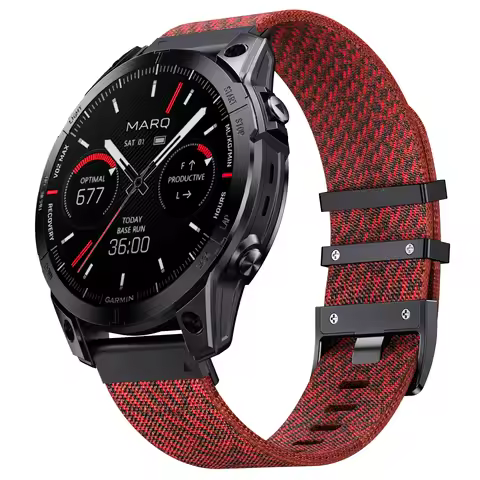 22 26MM Garmin Jacquard Easy Fit Nylon Watchband for Fenix 7/7XPro/7X/6X/6 Pro/5X/5/6/Epix/Instinct 