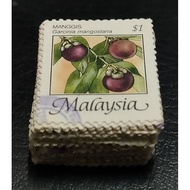 100 keping Setem $1 Manggis Siri Buah-Buahan Malaysia