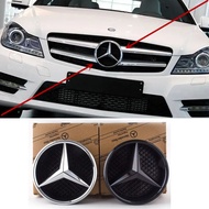 3D Car Grill Emblem Star Badge Front Grill Logo For Mercedes Benz W204 W205 W213 X253 A B C E S CLA 