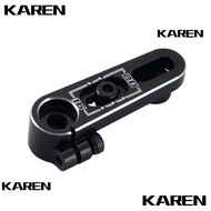 KAREN1 Servo Arm, 7075 25T Aluminum Steering Horn,  Adjustable 15.5 to 20mm Black Servo Swing Arm RC