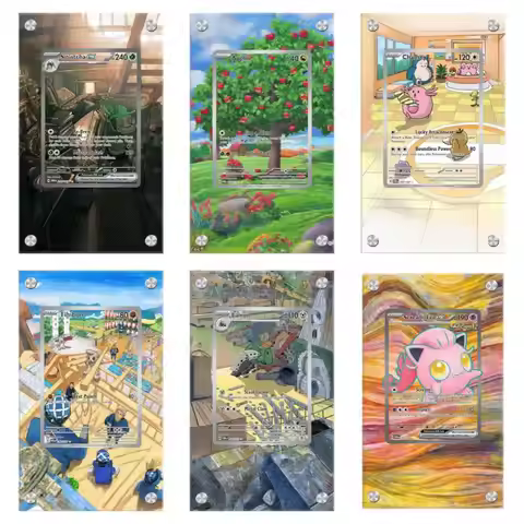 Pokemon Scream Tail Chansey Extended Art Display Case Collection Card Extended Painting Psa Anime Di