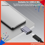 CHA Usb 3.2 High-efficiency Transmission Cable High-speed Micro Usb to Type-c Adapter for Mobiles and External Hard Drives Compatible with Southeast Asian Devices